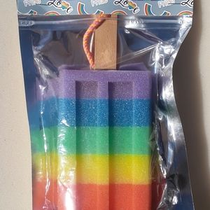Rainbow pride Loofah